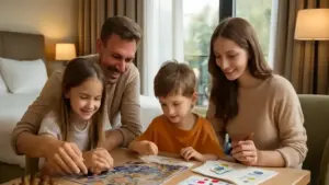 Puzzle cooperativo fatto in casa: come dividere un disegno e ricomporlo insieme
