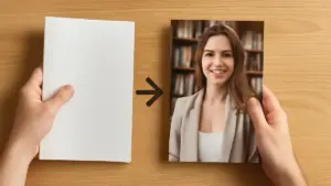 Cornice di cartone con tasca sul retro: come cambiare il disegno esposto