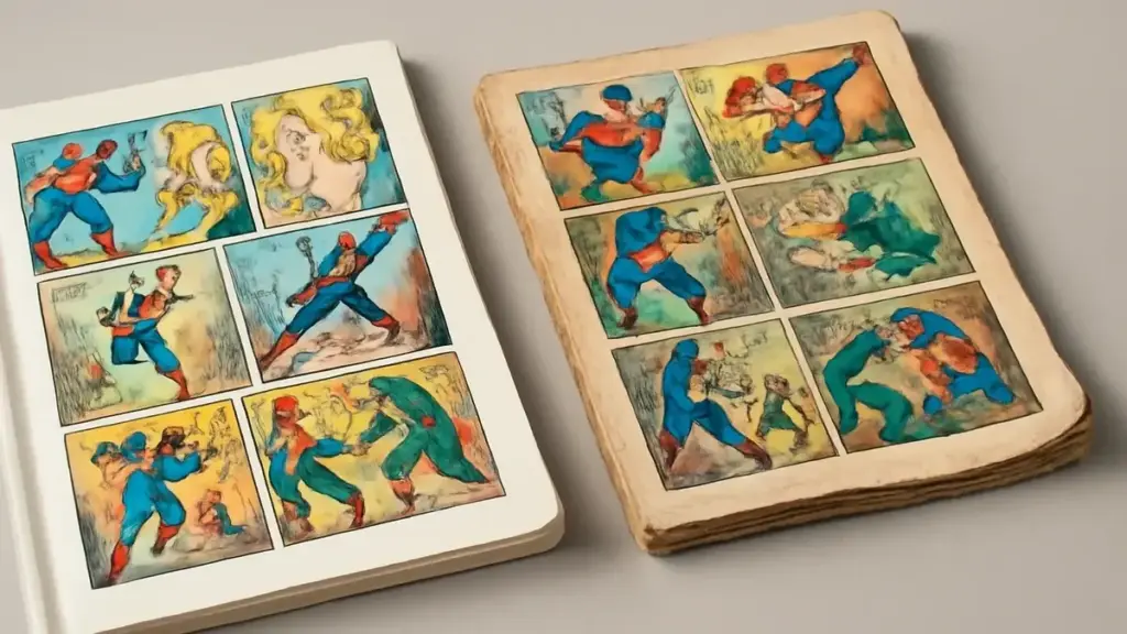 Fumetti con vignette senza contorno: come valutare se la lettura resta chiara