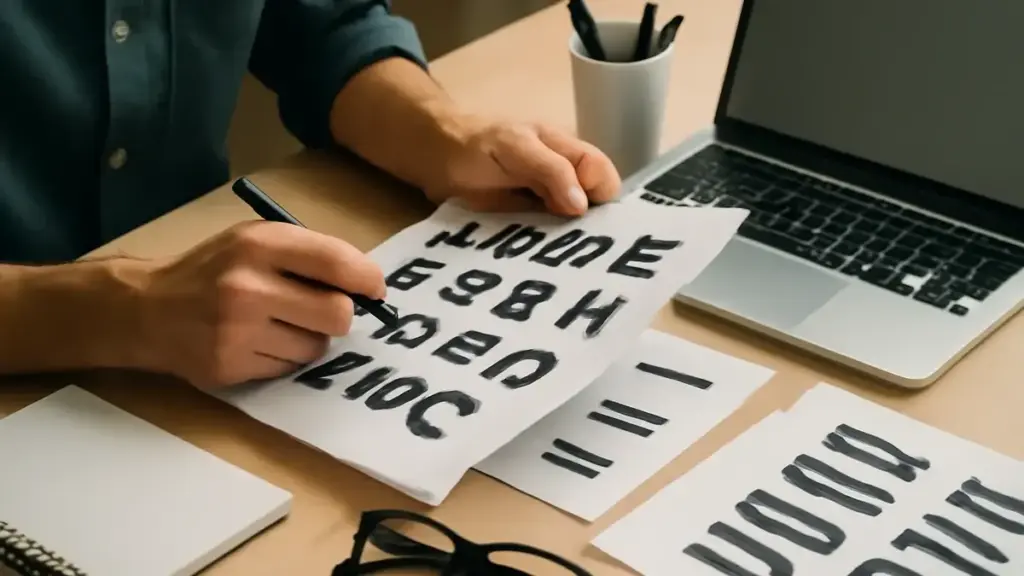 Come recensire le lettere disegnate a mano nei fumetti per bambini