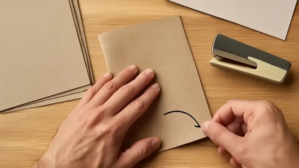Come realizzare un mini albo a fumetti piegando un foglio