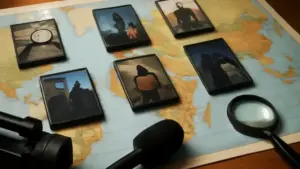 Gioco della scena misteriosa: scoprire cosa è accaduto prima