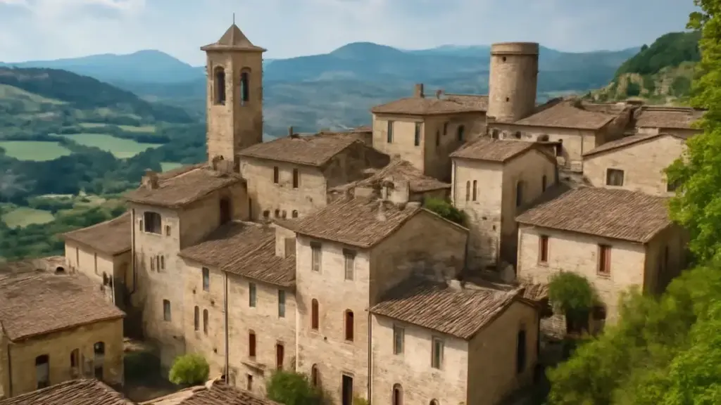 Disegnare una città fantastica per lo sfondo di una storia